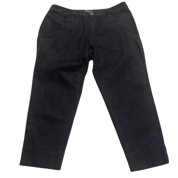 Avenue Jeans Metallic Thread Cropped Trouser Jeans Sz 16 - Picture 11 of 11